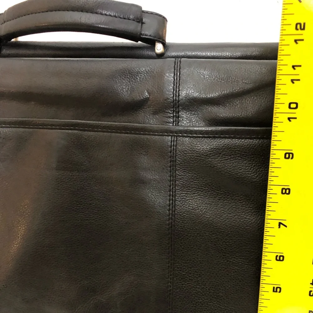 Wilson’s pebbled leather laptop messenger bag